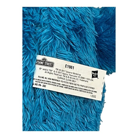 2017 Hasbro Sesame Street Talking Cookie Monster Plush Toy – 14” – Interactive – - Picture 5 of 6